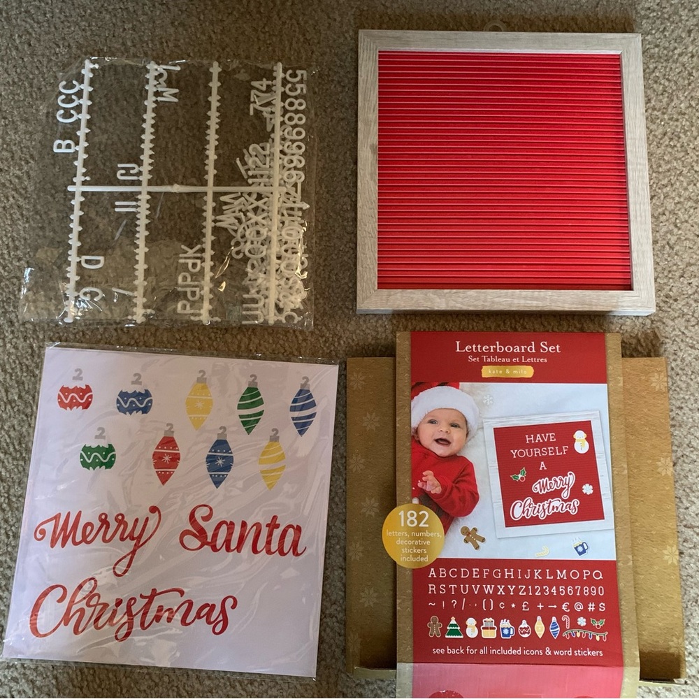Christmas Letter Board Set